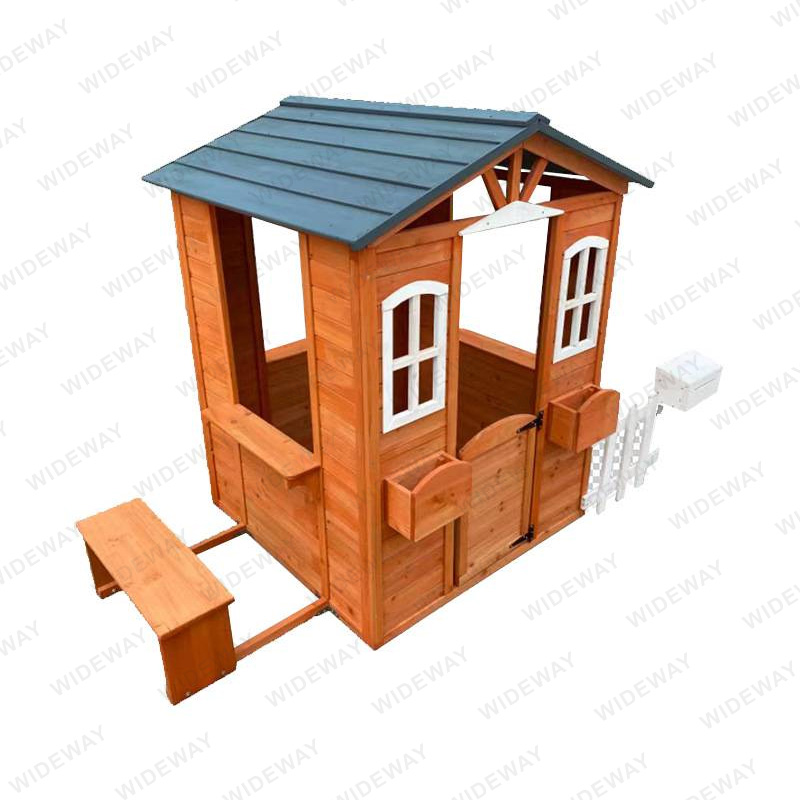 Kids Outdoor Wooden Playhouse